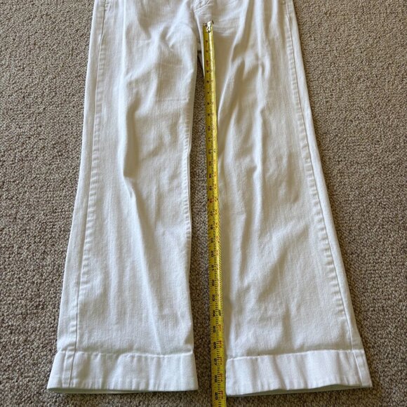 GAP Women’s White Trouser Jeans | Size 8 | Classic Wide Leg Fit - Picture 7 of 7